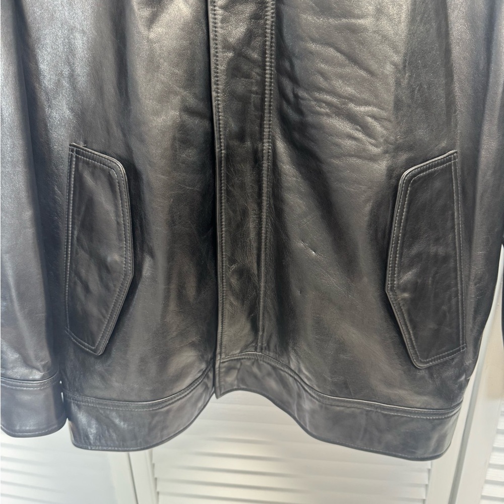 Helmut Lang Black Leather Jacket - Picture 5 of 11